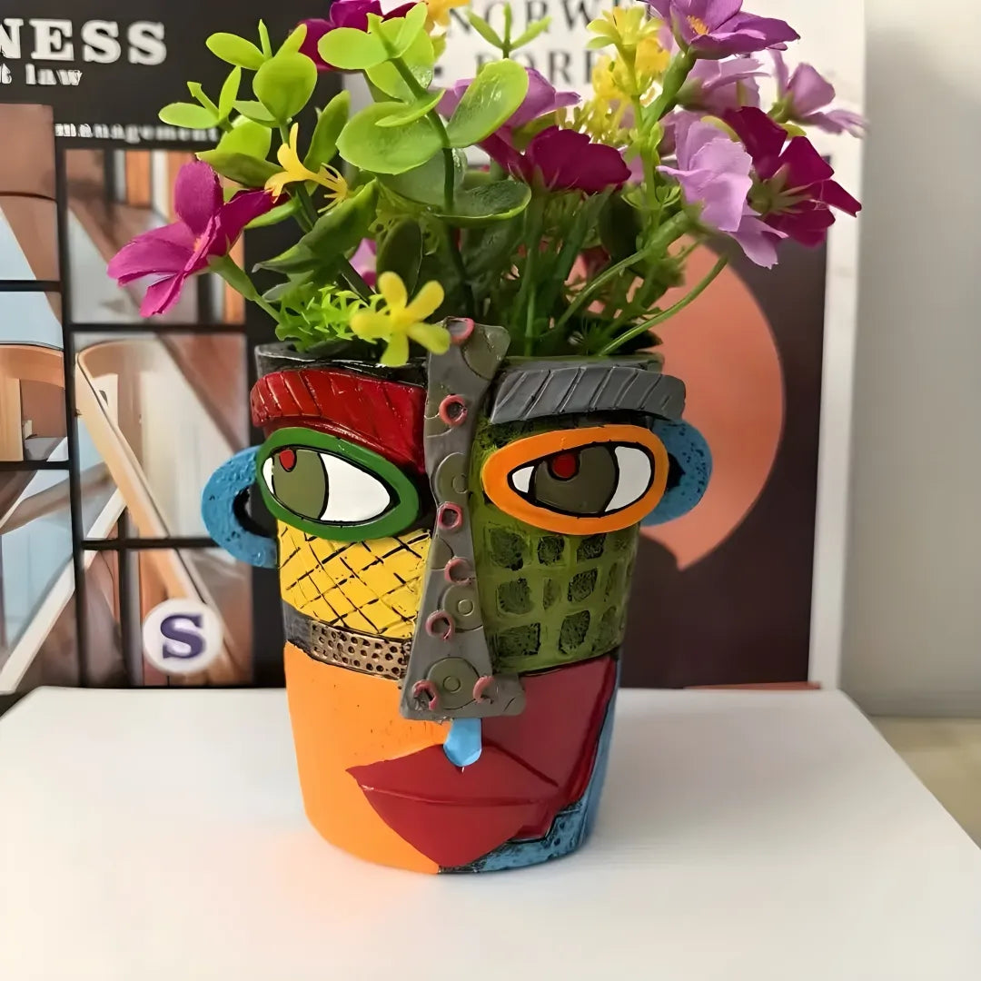 Picasso-Inspired|Abstract Face Planter