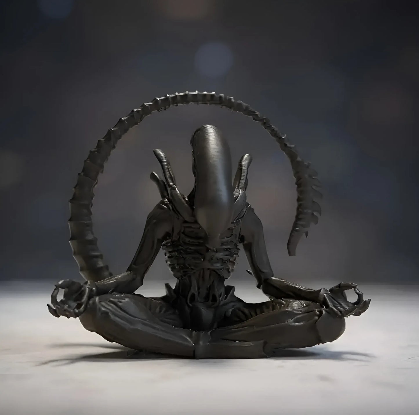 Meditating Xenomorph Figurine