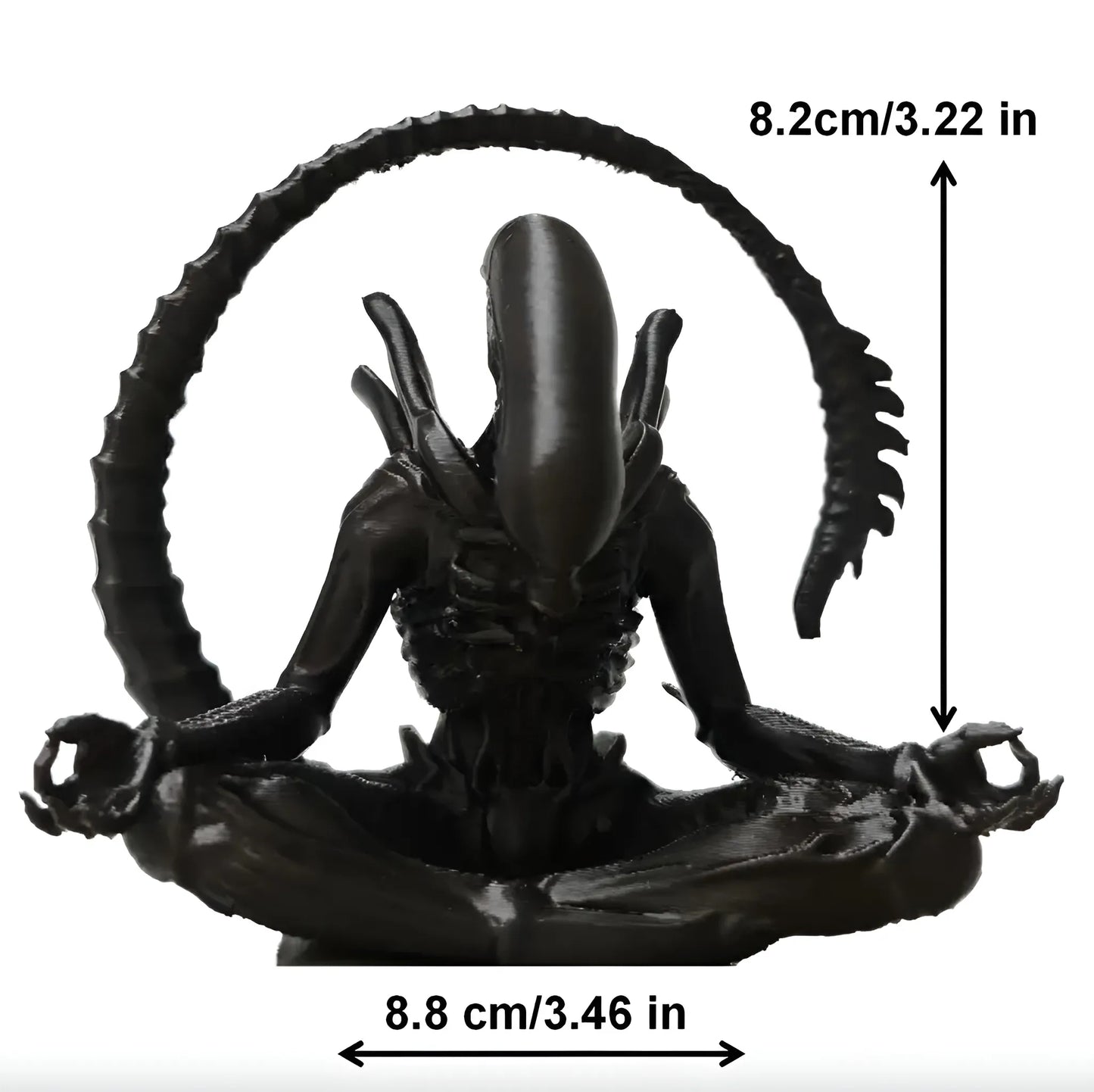 Meditating Xenomorph Figurine