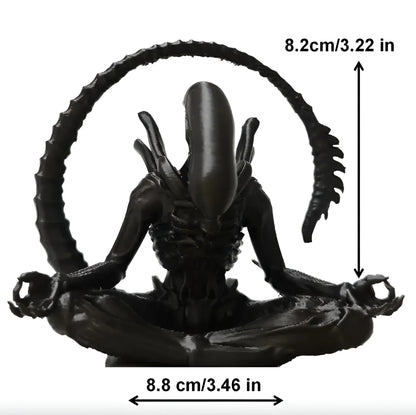 Meditating Xenomorph Figurine
