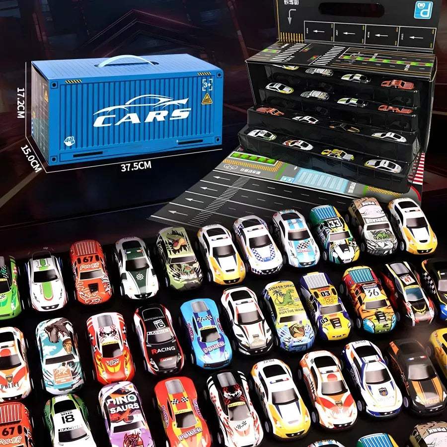 Mini Pull-Back Cars Set - 48PCS