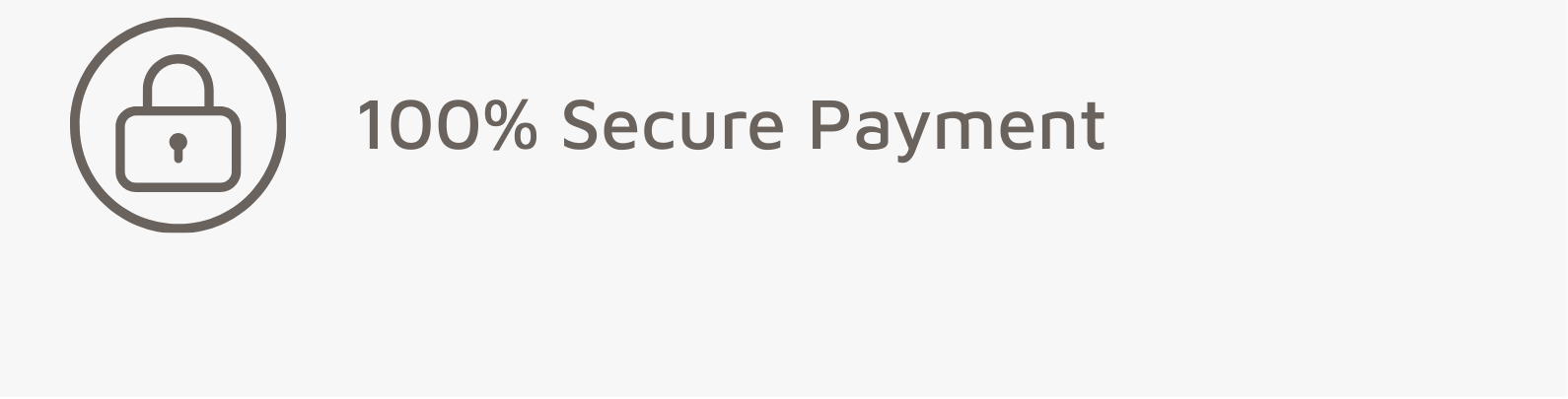 we ensure absolutely safe transaction by shopify payment