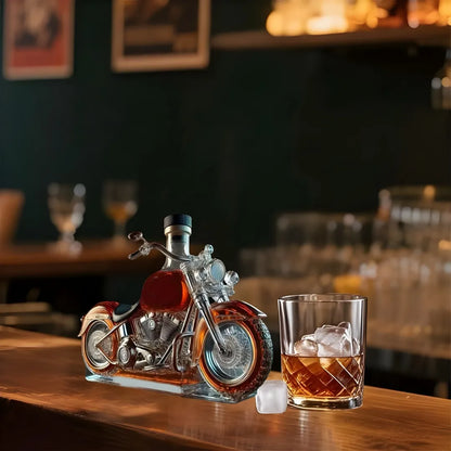 Motorcycle Whiskey Decanter