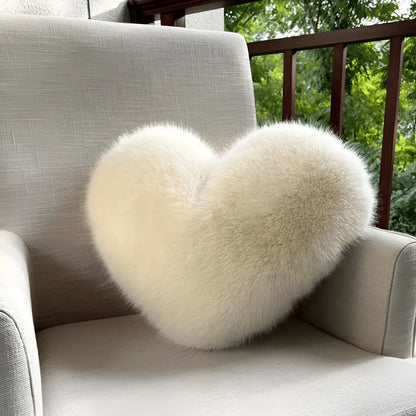 Heart Plush Throw Pillow