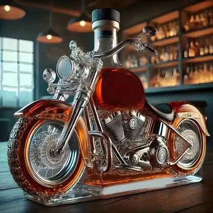 Motorcycle Whiskey Decanter
