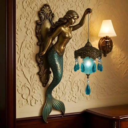 Vintage Mermaid Wall Lamp