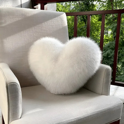 Heart Plush Throw Pillow