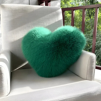 Heart Plush Throw Pillow