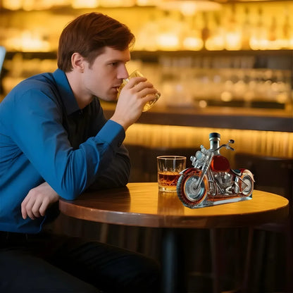 Motorcycle Whiskey Decanter