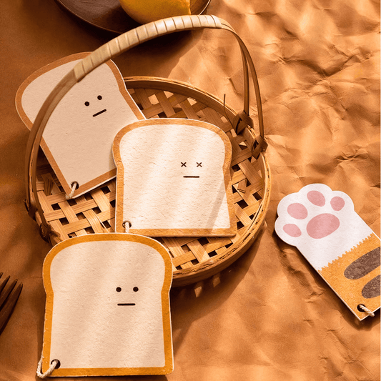6PC / 12PC Compostable Toast-Shaped Compressed Cellulose Sponges - The Nifty Home