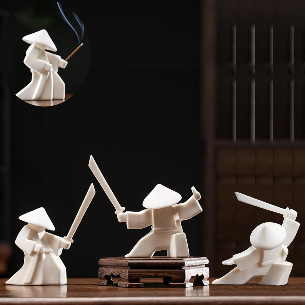 Tenshu Ceramic Incense Holders