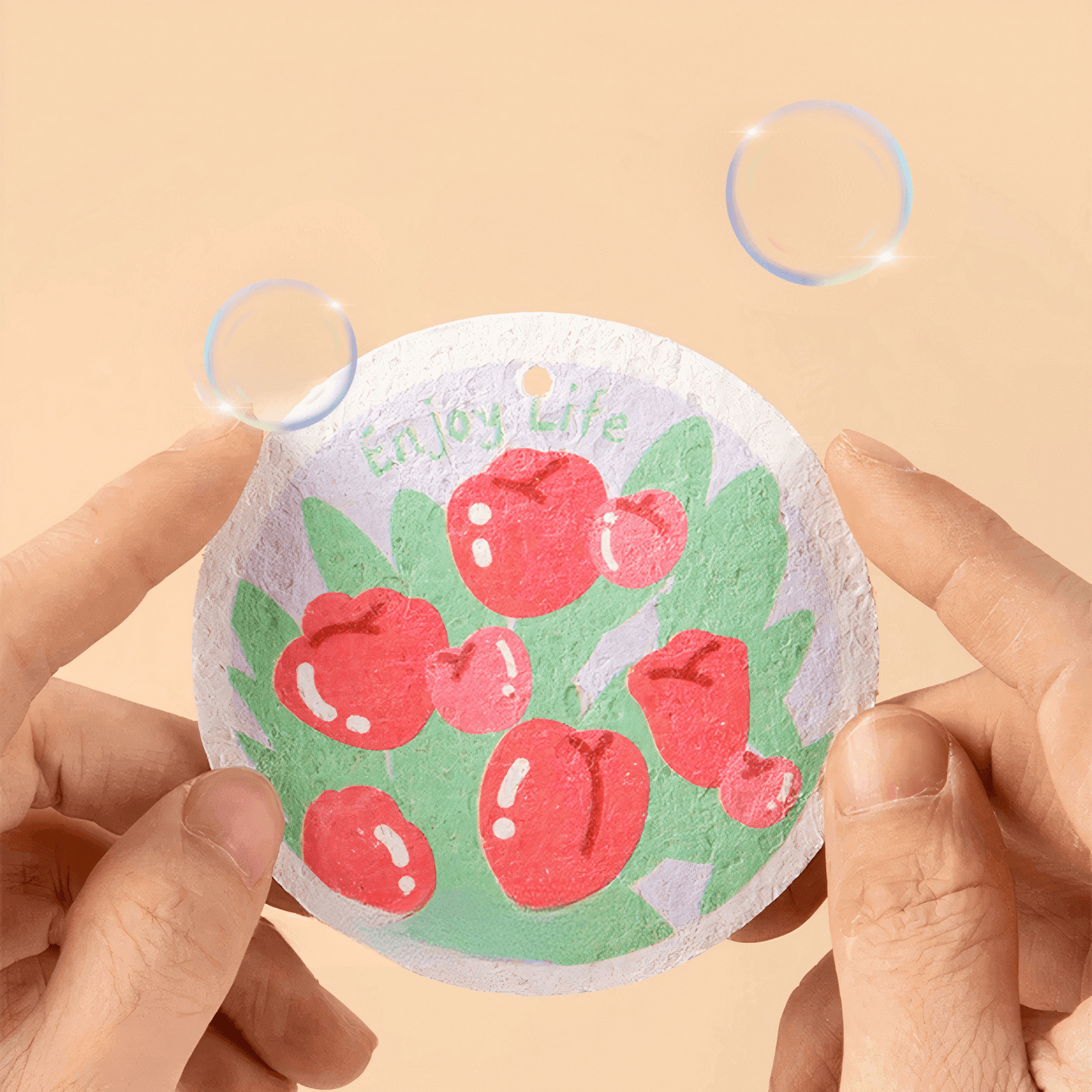 6PC/12PC - Compostable Flower Pattern Compressed Cellulose Sponge - The Nifty Home
